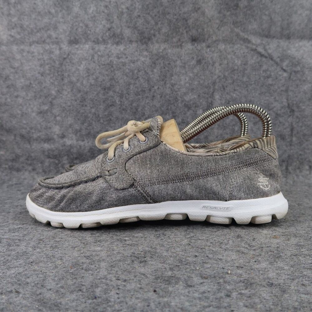 Skechers Shoes Womens 6 Casual Sneaker Active On The Go Comfort Walking Grey Moc - Picture 4 of 13